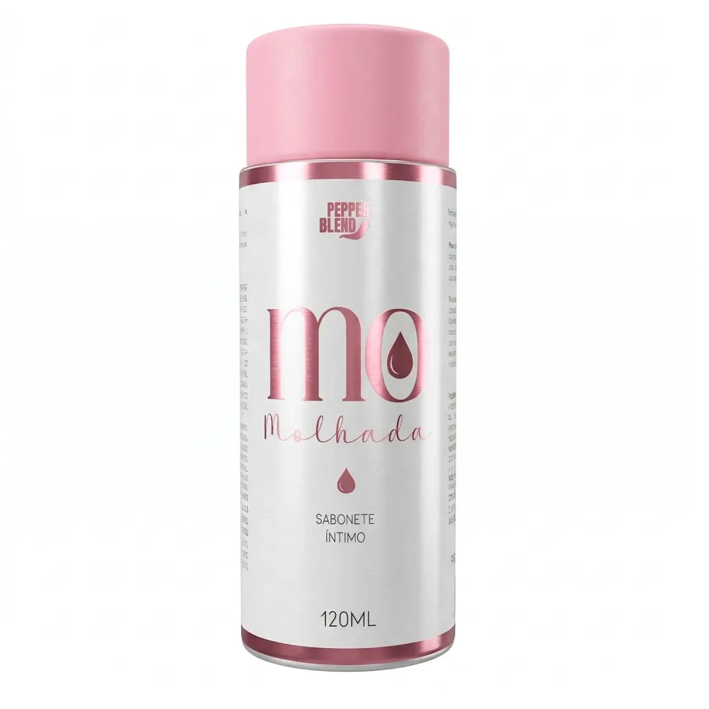 Sabonete Feminino Íntimo e Corporal 120ml Linha MO Molhada pepper blend