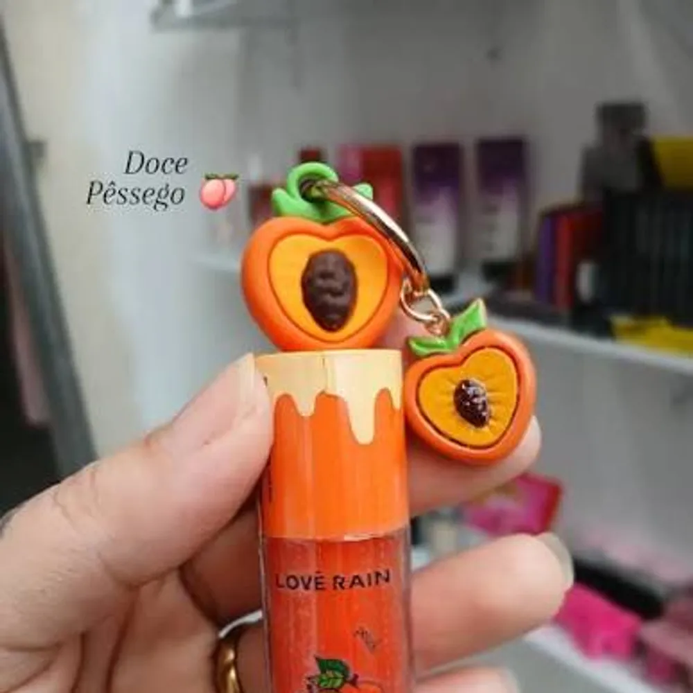 GLOSS PESSEGO LOVE RAIN 