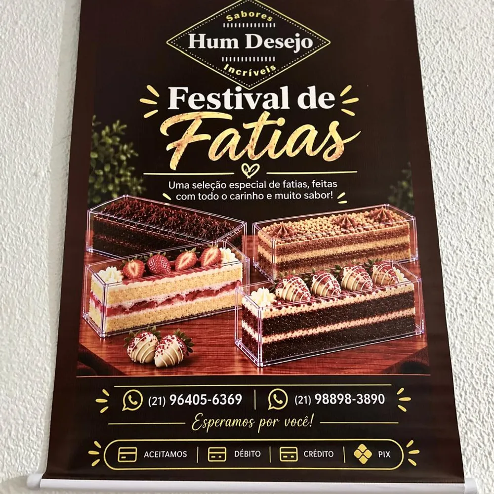 Banner medida 80x60cm 