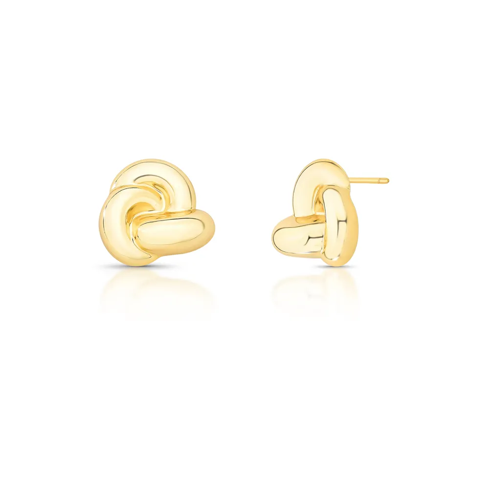 BRINCO PEQUENO LISO 3 VOLTA TRANCADO ABAULADO CURVO 19X21X7MM BAN. DOURADO - 02440360600000