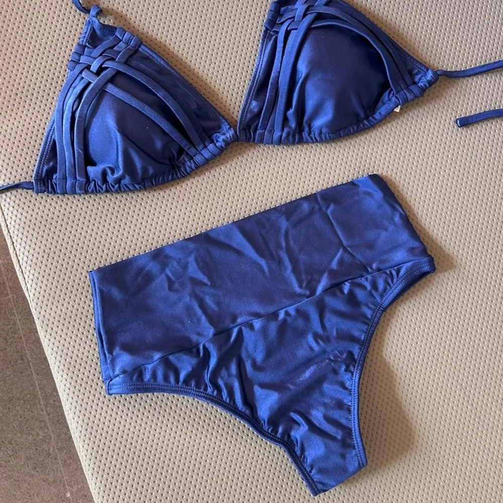 Biquíni Macramê (Azul Royal) M