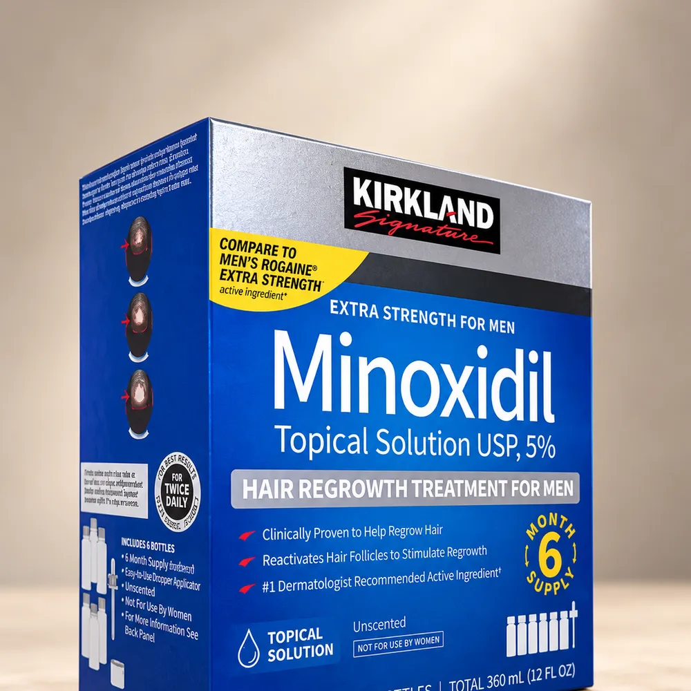 MINOXIDIL KIRKLAND SIGNATURE 5% – KIT 6 × 60 ml
