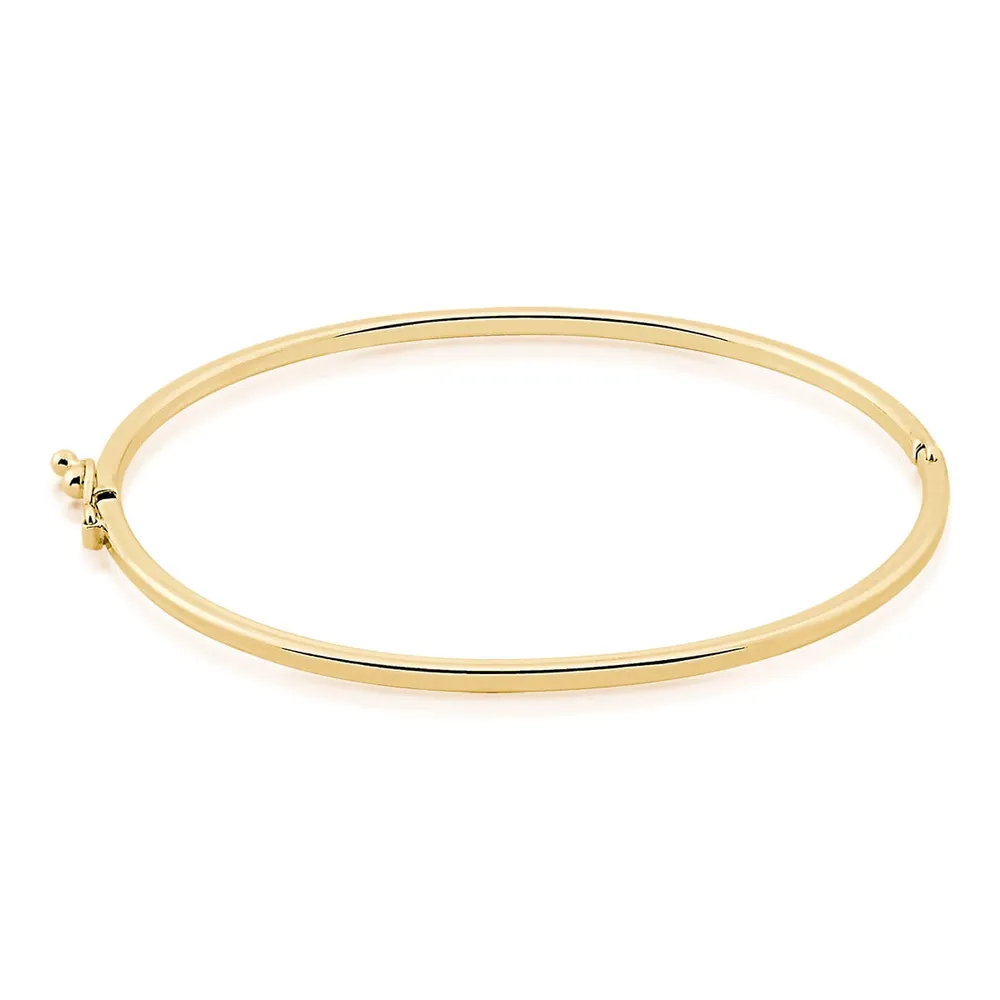 BRACELETE LISO ALGEMA FIO QUADRADO 2MM (MISS) BAN. DOURADO /TAM. 20 - 05064020600020
