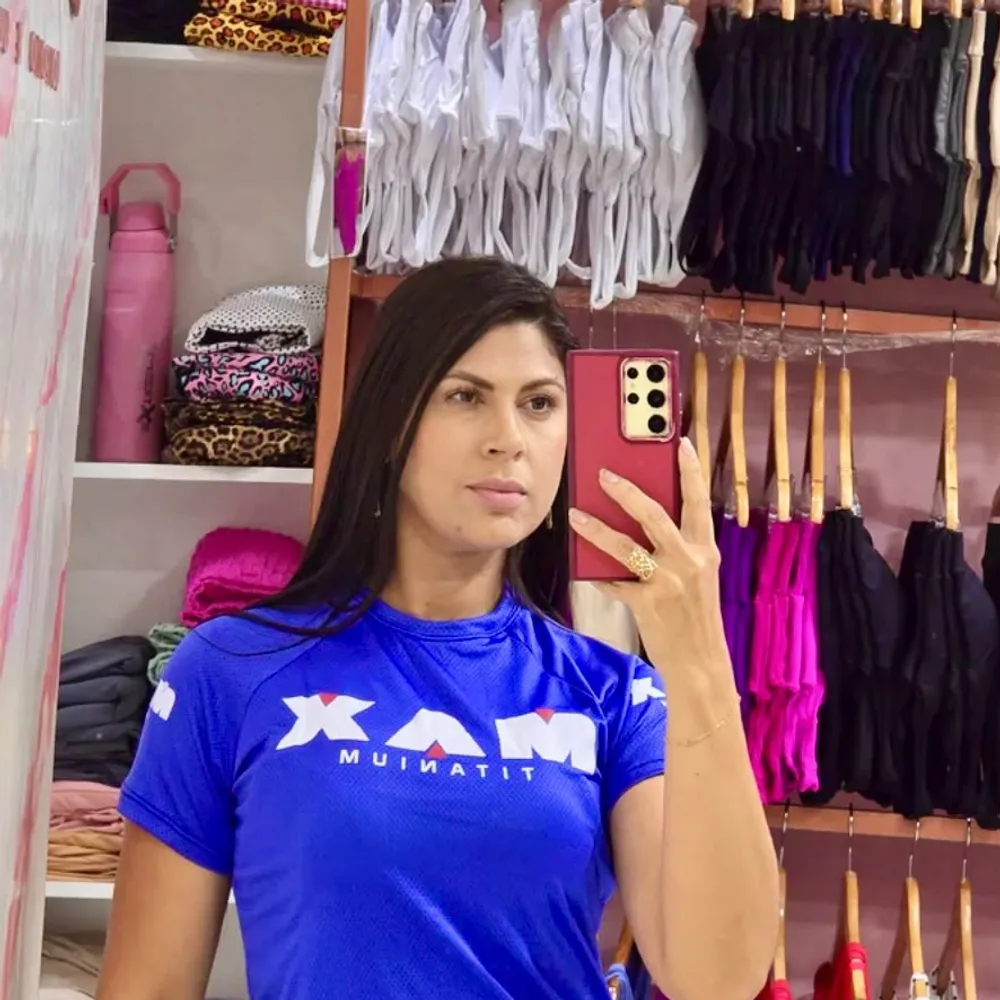 CAMISA AZUL DRY FIT MAX TITANIUM