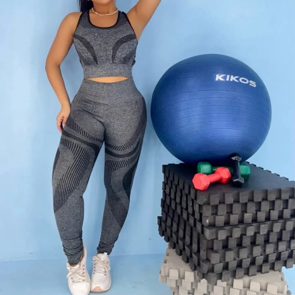 CALCA LEGGING COR CINZA TAMANHO UNICO