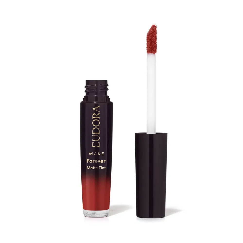 Batom Líquido Vermelho Radiante Eudora Make Forever Matte Tint 4Ml