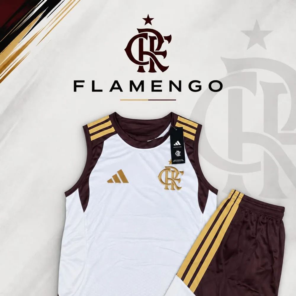 CONJUNTO FLAMENGO BEGE