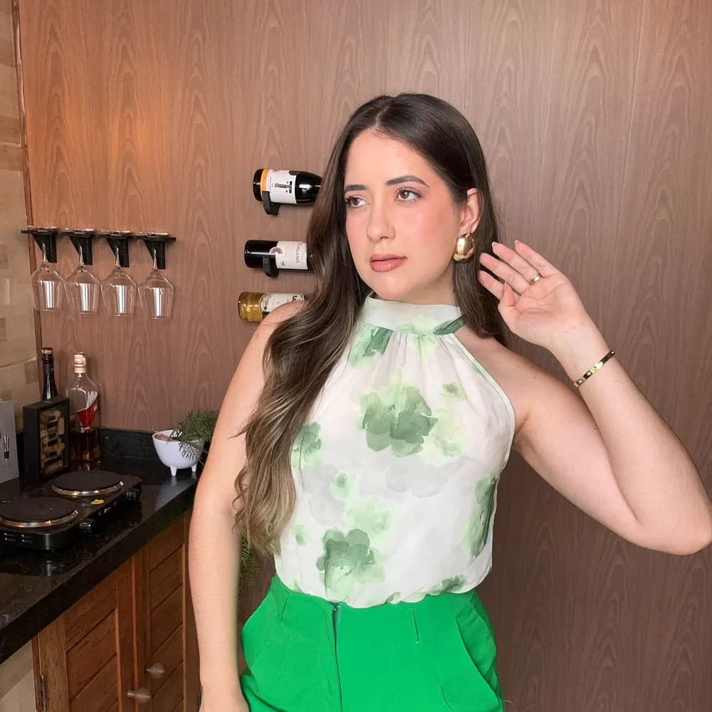 Blusa Estampas (verde) M