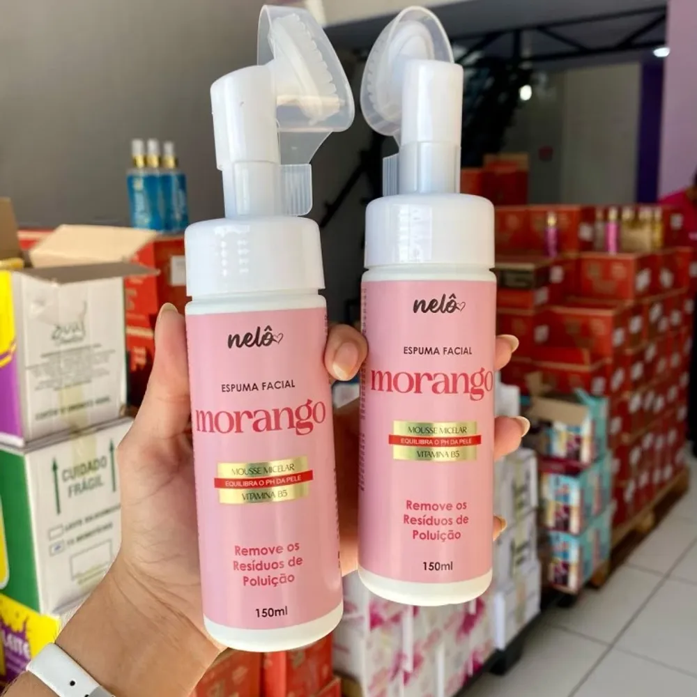 Mousse Micelar Morango 150ml - Nelô