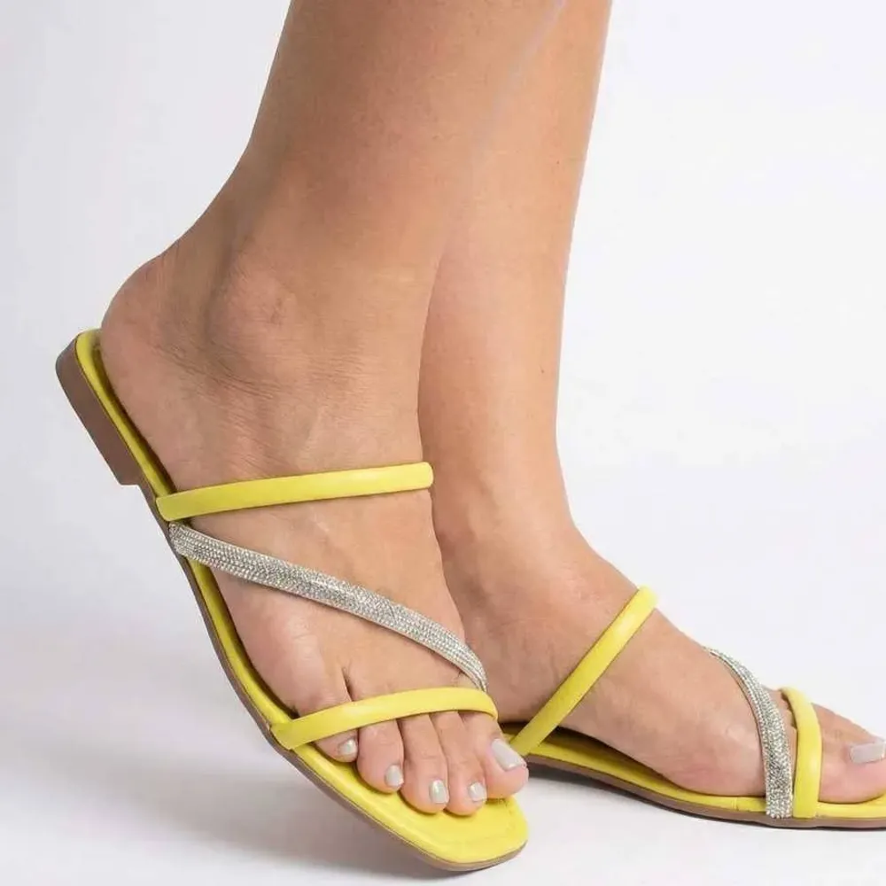 Rasteira Prime Verde Neon lux