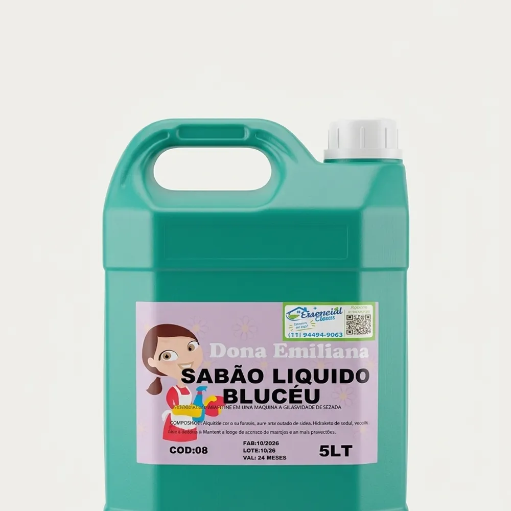 Sabão líquido bluceu 