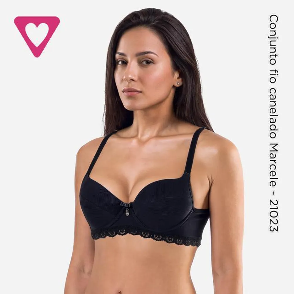 Conjunto lingerie romance 
