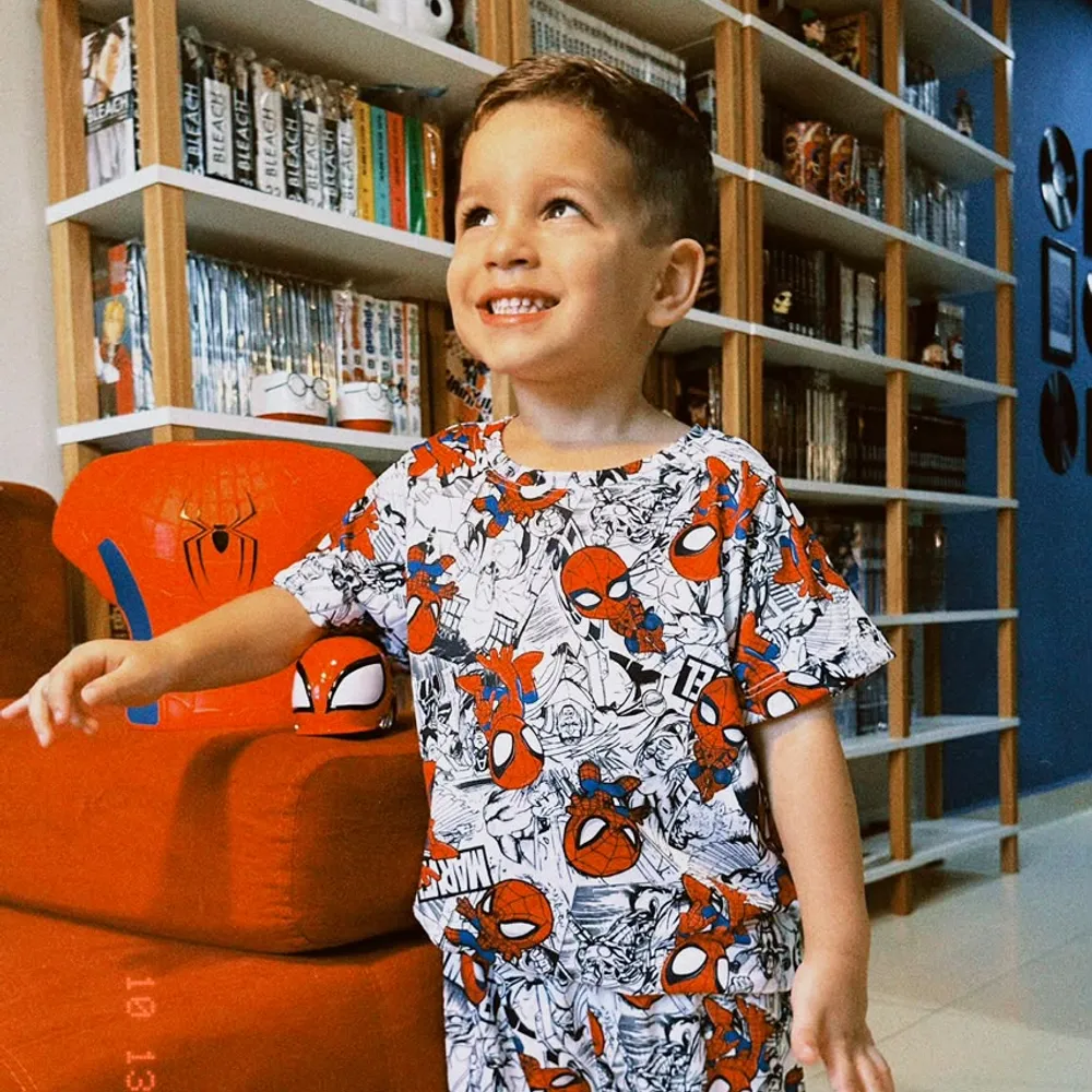 PIJAMA HOMEM- ARANHA SHORT