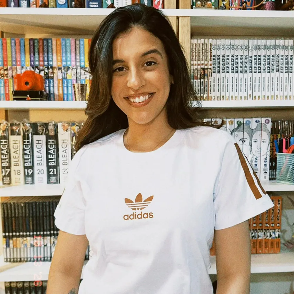T-SHIRT ADIDAS MARROM