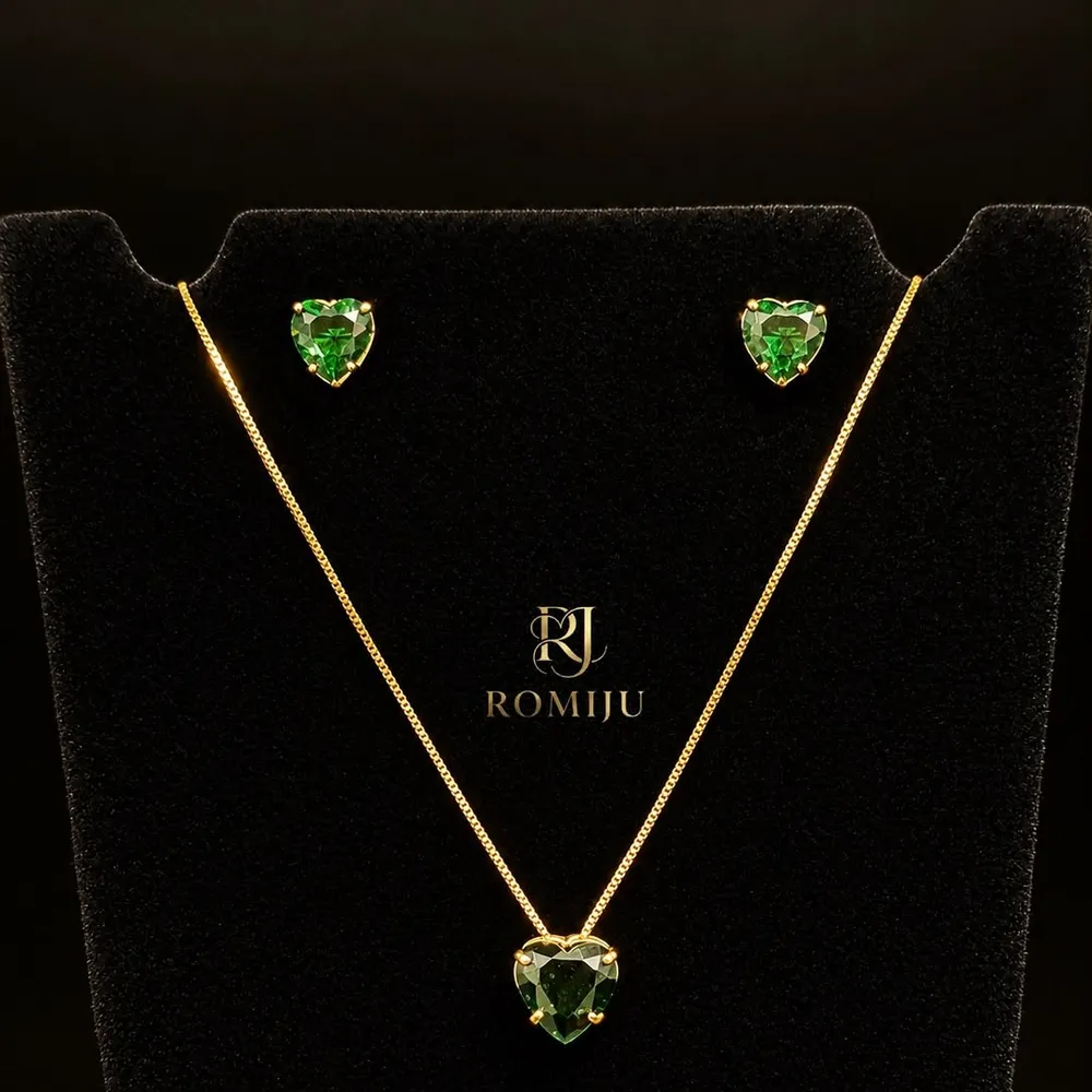 Conjunto Coração Verde