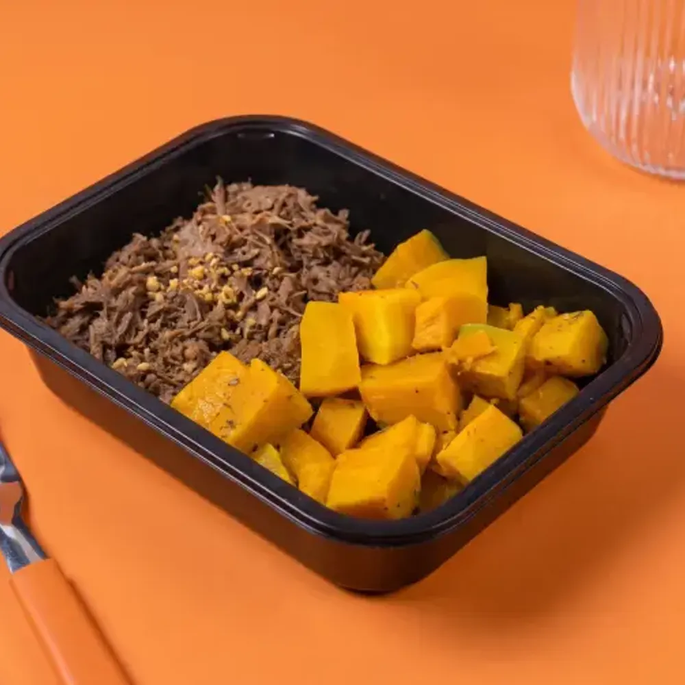 Carne desfiada c/ Abóbora