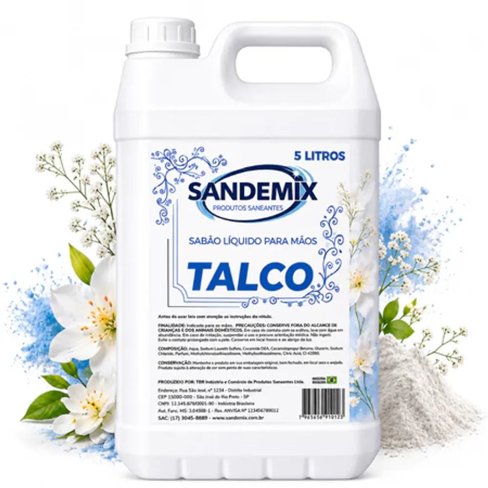 Sabonete Líquido 5L Galão Talco
