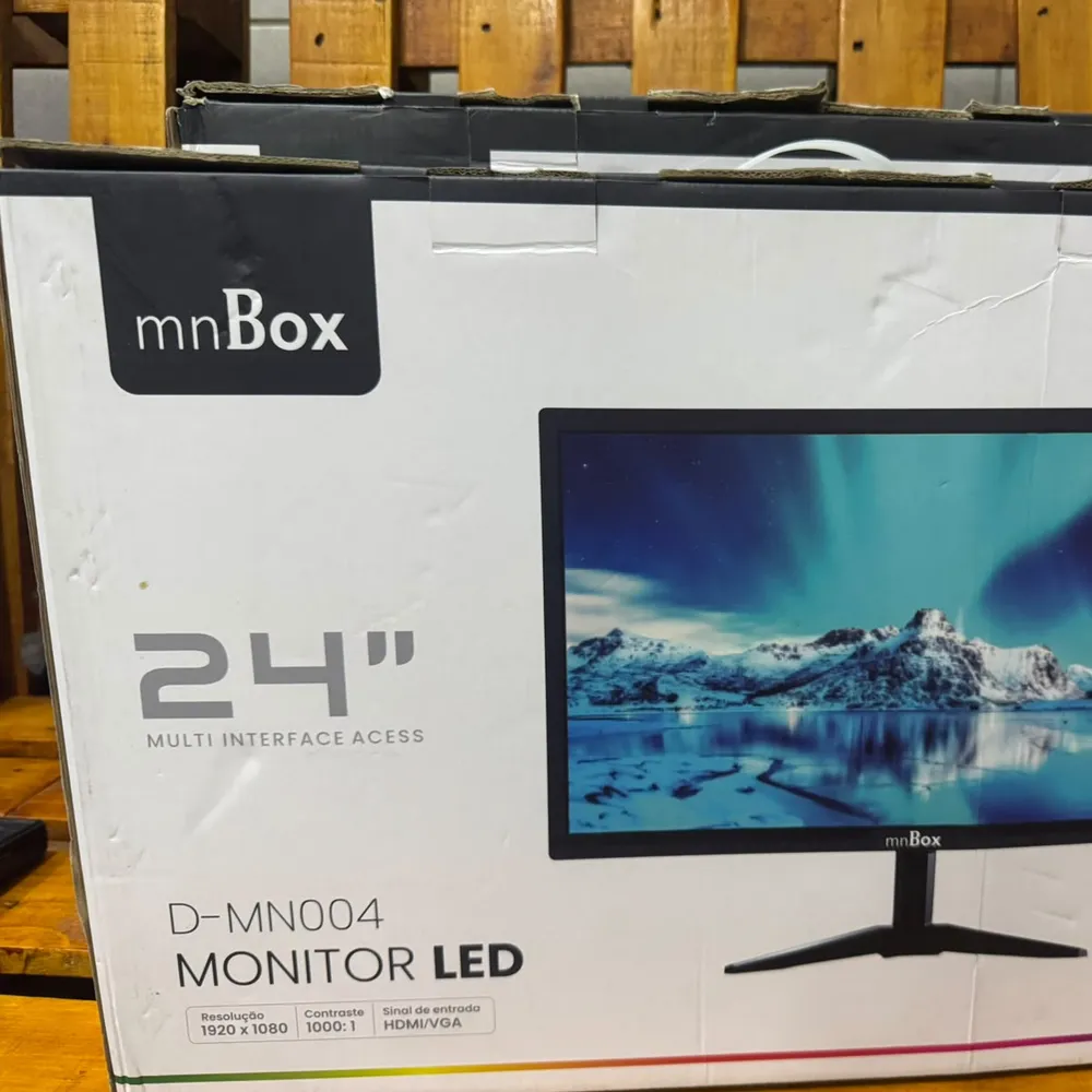🔥🖥️ MONITOR MNBOX 24” – 75Hz | NOVO NA CAIXA! 🔥