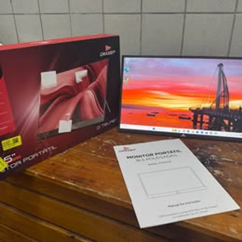 📺 MONITOR PORTÁTIL D07 – 18.5” FULL HD 100Hz