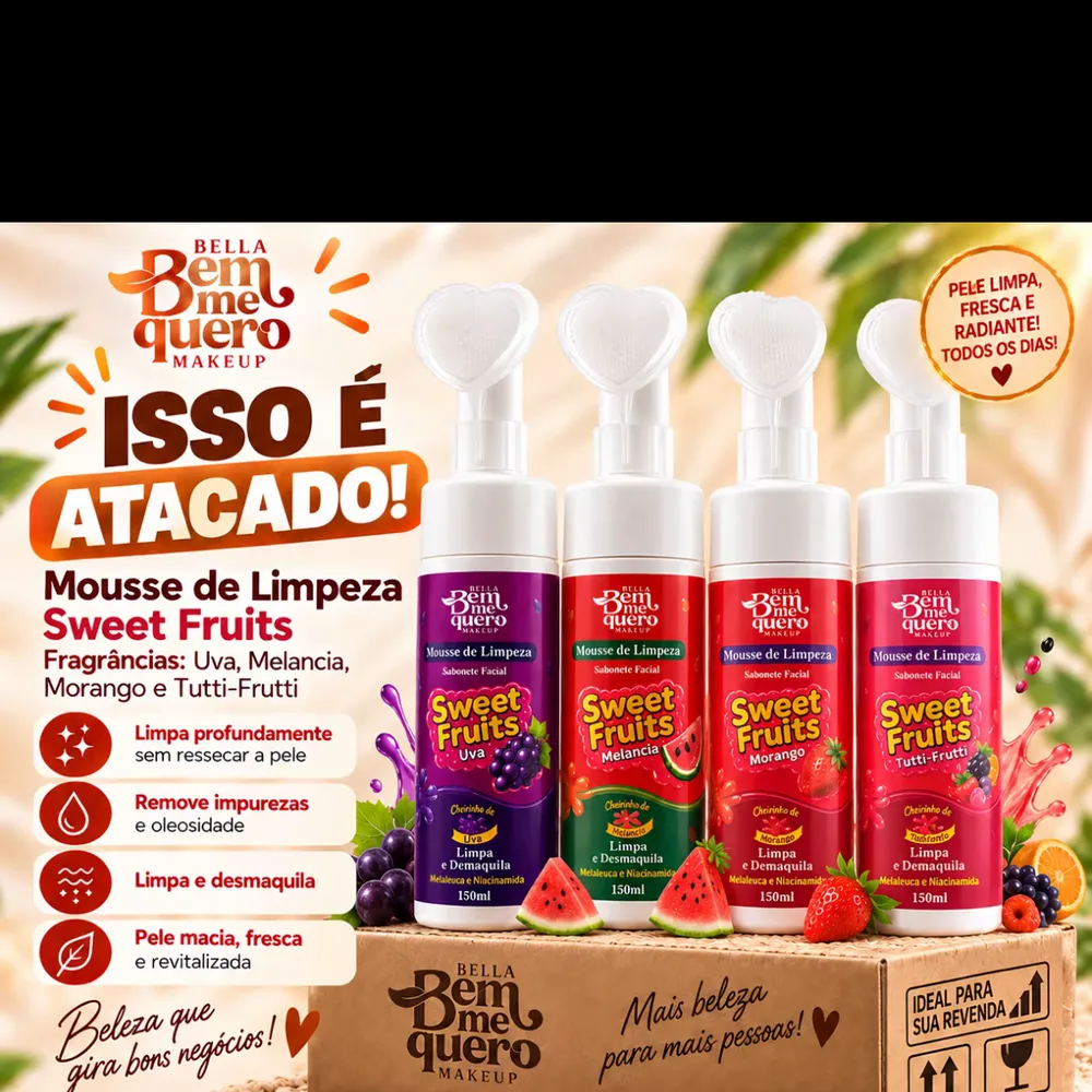 Espuma para lavar o rosto 